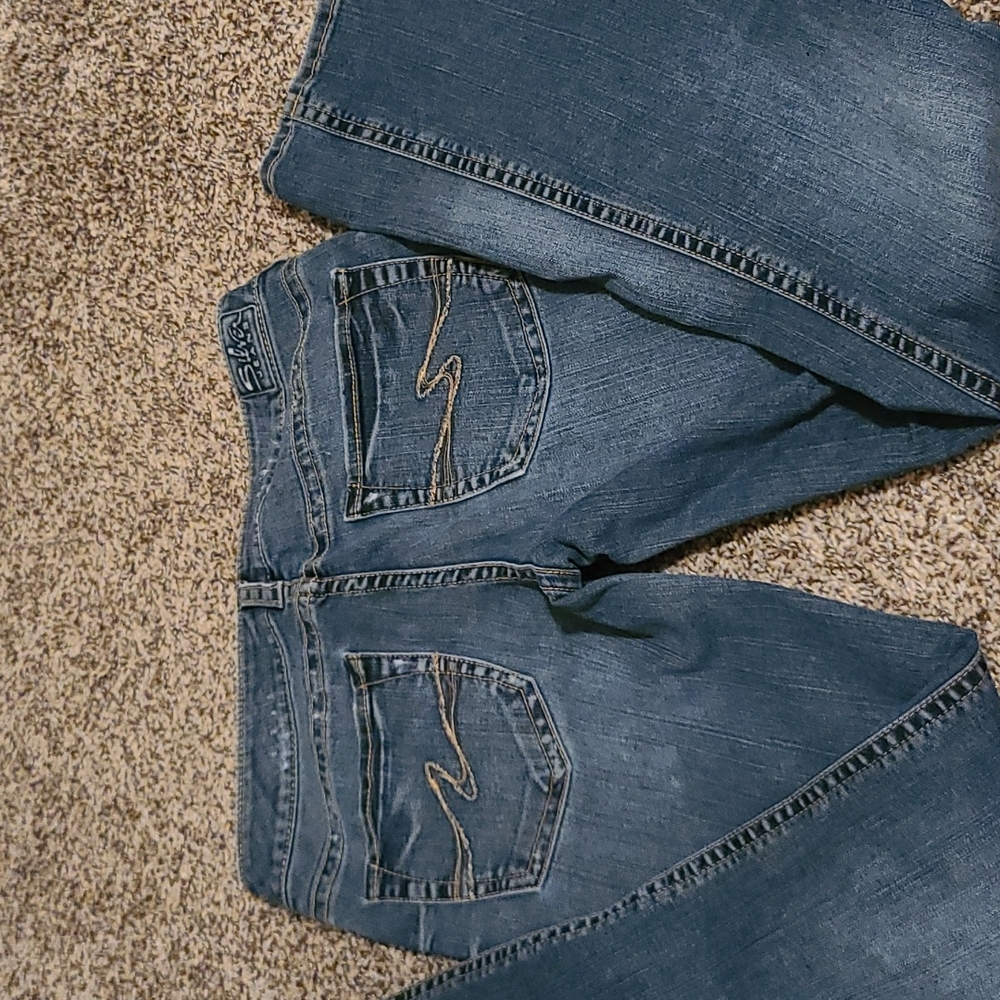 Silver Bootcut Jeans